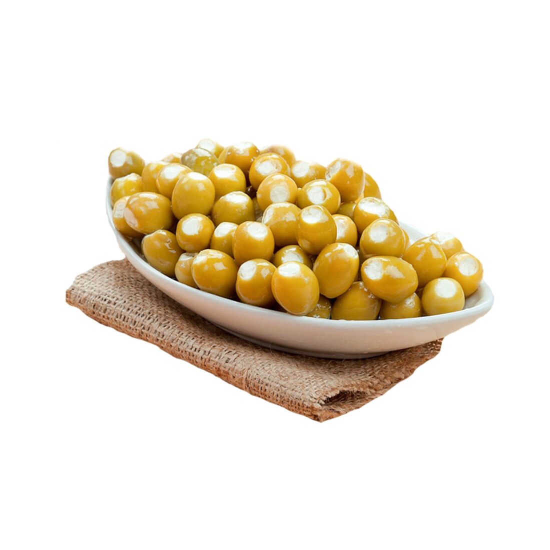 Oliven :: Griechische Oliven mit Frischkäse Füllung 220 g